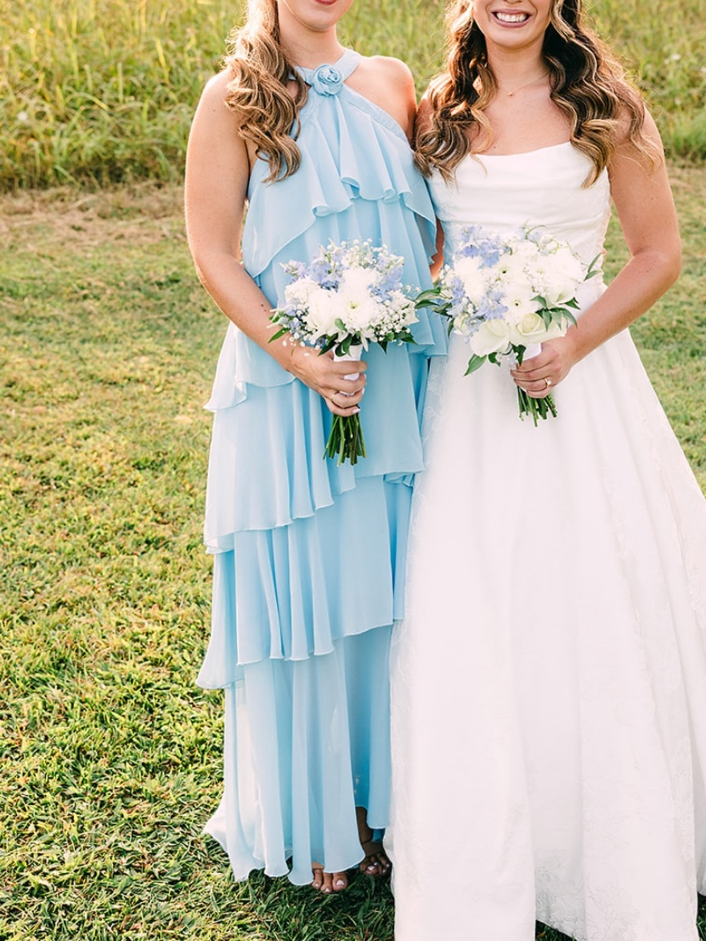 Felicia Ruffle Maxi Dress Bridesmaid Dress